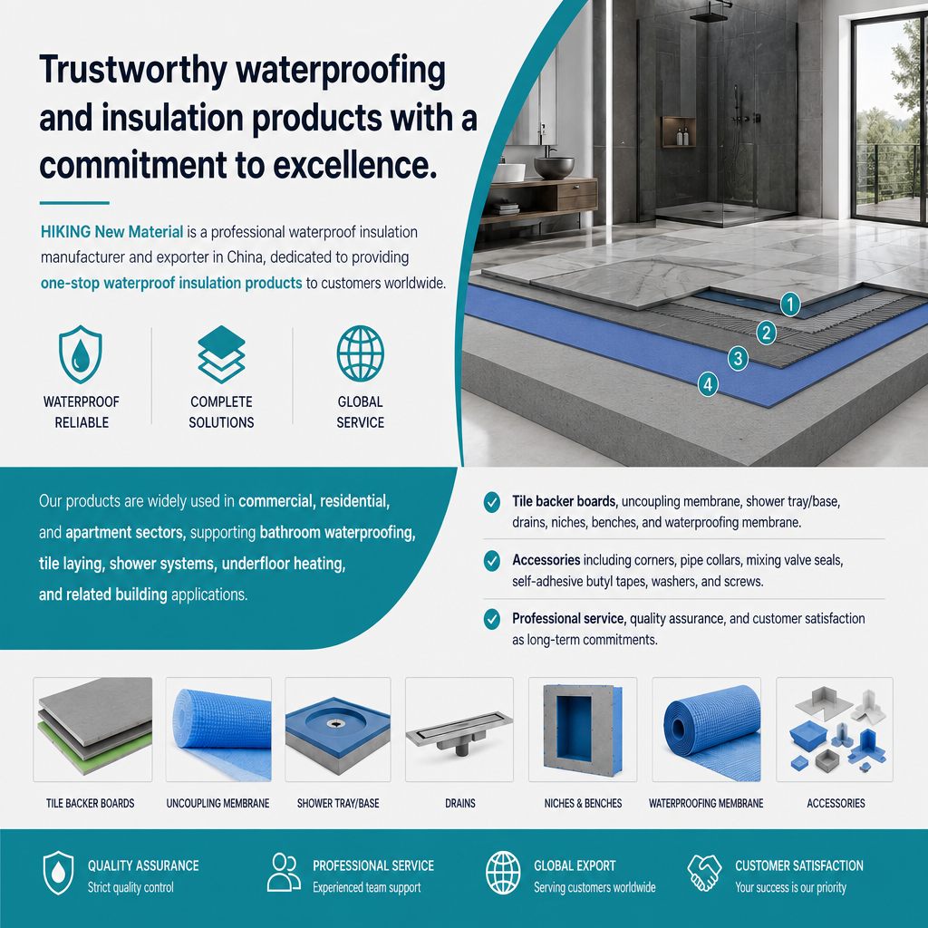 Trustworthy waterproofing and insulation products