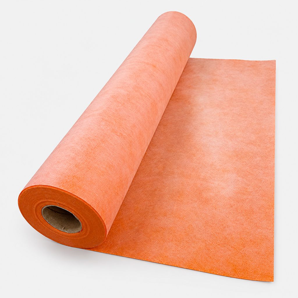 PP/PE waterproof membrane beneath thin-set tile